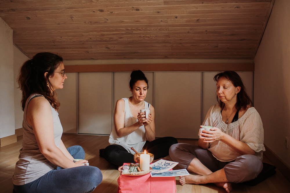 le déroulé d'un soin rebozo